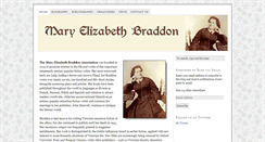 Desktop Screenshot of maryelizabethbraddon.com