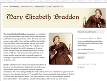Tablet Screenshot of maryelizabethbraddon.com